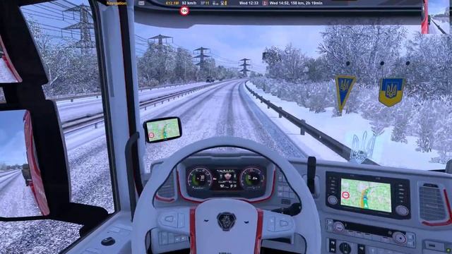 ETS2 1.46 Stop the War!  RoExtended 3.6 Ukraine  Scania NG V8 Sound  Korosten - Poltava  1440p