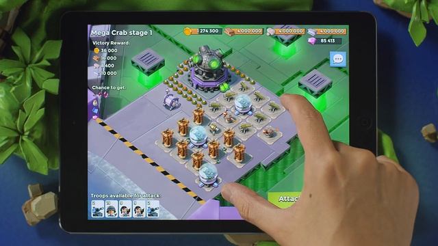 Boom Beach: Dr. T's Mega Crab Tutorial смотреть онлайн