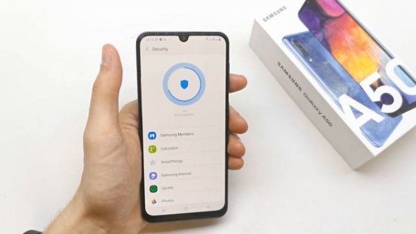 How to Scan Virus in SAMSUNG Galaxy A50 - Anti-Virus