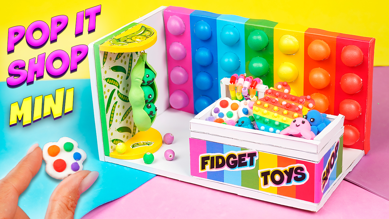 Мини магазин Антистрессов Поп Ит, Симпл Димпл игрушек, своими руками смотреть онлайн