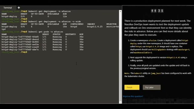 Rolling Updates And Rolling Back Deployments in Kubernetes смотреть онлайн