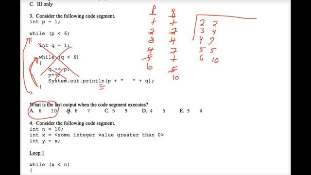 Java Nested Loop Multiple Choice Worksheet 1 смотреть онлайн