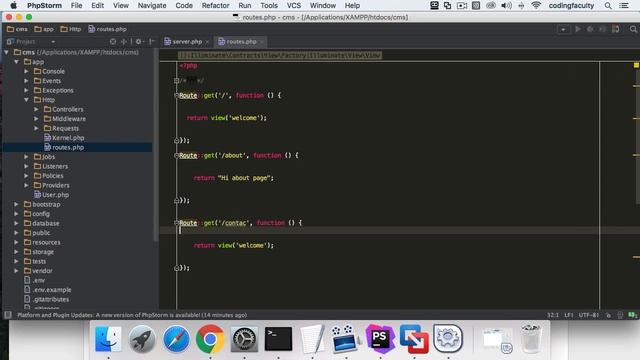 5 Route Introduction PHP Larvel Full Course смотреть онлайн