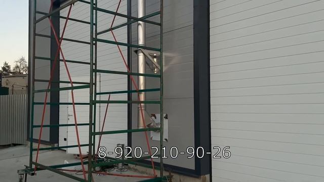 Монтаж дымохода от дровяной печи по стене из сэндвич панелей смотреть онлайн