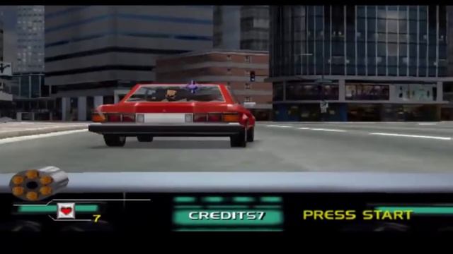 Sega's VIRTUA COP II Arcade Shooter! Light Gun Game! Big Chase Stage 1 смотреть онлайн