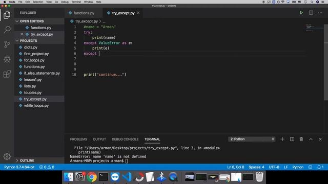 Python #12 Օգտագործում ենք try / except բլոկները #ծրագրավորում смотреть онлайн