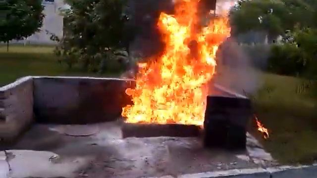 Тушение пожара порошковым огнетушителем смотреть онлайн