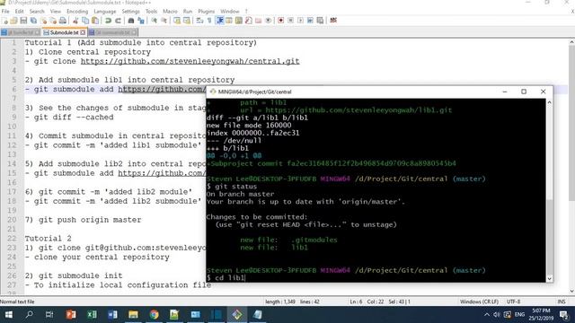Add submodule into central repo смотреть онлайн
