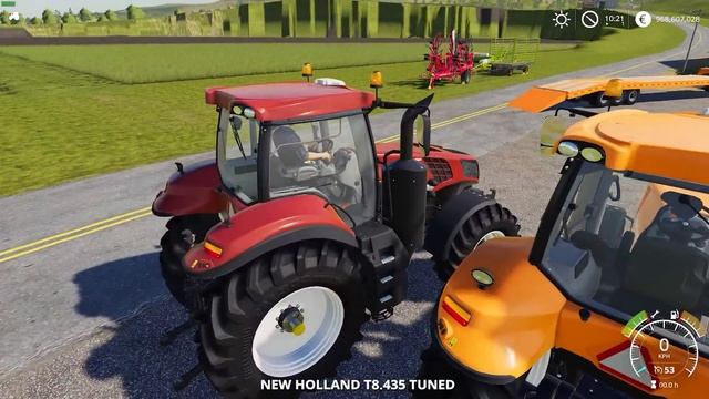 LORD OF COLORS ! COLORED NEW HOLLAND TRACTORs ! MINI BALING MAKING & STORAGE ! Farming Simulator 19 смотреть онлайн