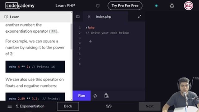 Learning PHP with CodeAcademy Numbers part 4 смотреть онлайн