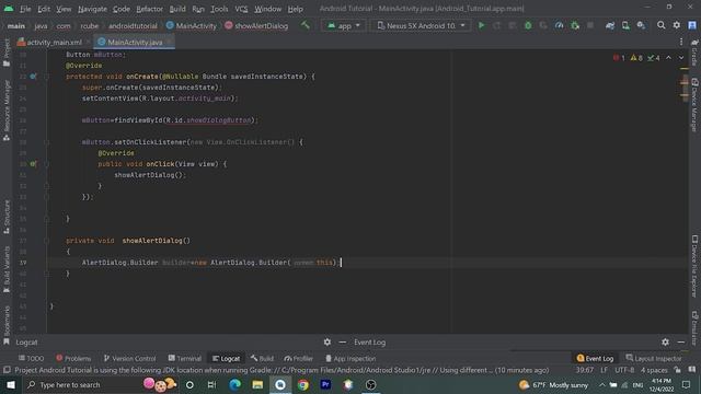 How To Make Alert Dialog In Android Studio | Alert Dialog Builder Android Studio Tutorial [2022] смотреть онлайн