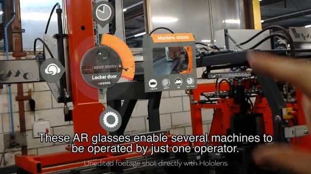 AR Machine Operator Hololens / AR instruction IoT смотреть онлайн