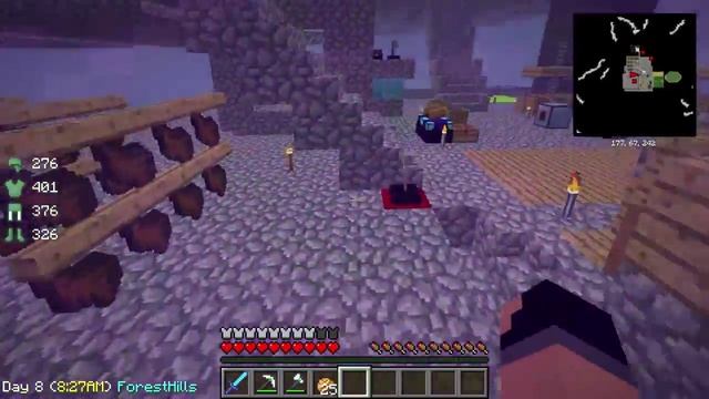 Minecraft - Sky factory #38/2 - Выбиваем головые скелетов-иссушителей. смотреть онлайн