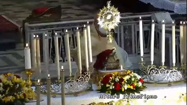 SANTE QUARANTORE - CANTO DEL VESPRO E SOLENNE BENEDIZIONE EUCARISTICA AL TERMINE LA SANTA MESSA смотреть онлайн