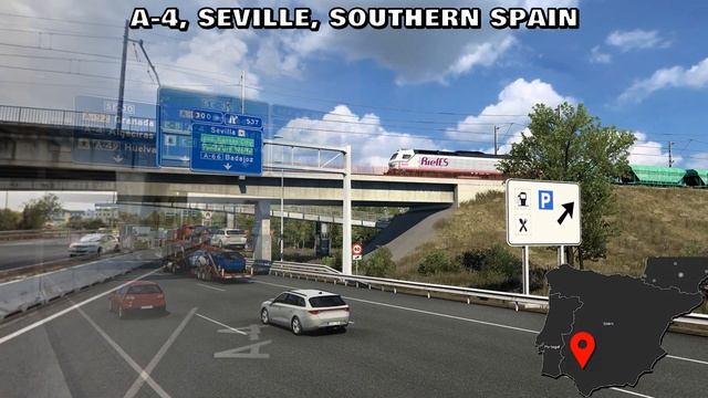 Iberia DLC vs Real Life | Comparison of ETS2 Iberia Map DLC with Real Life Locations смотреть онлайн