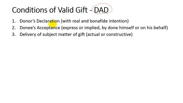 Gift - Muslim Law - Family Law смотреть онлайн