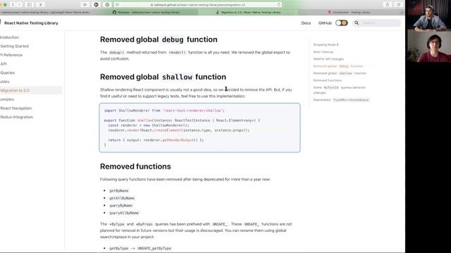 React Native Testing Library 2.0 - what's new? смотреть онлайн