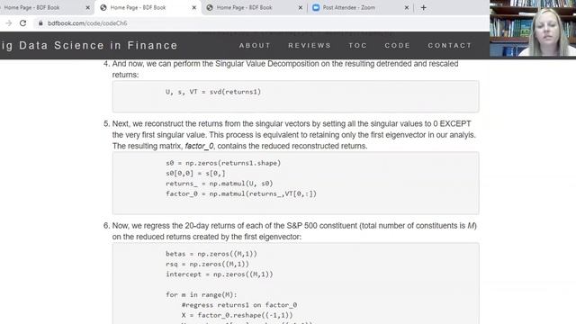 Unsupervised Learning: Eigenportfolios, a case study for the S&P 500 смотреть онлайн