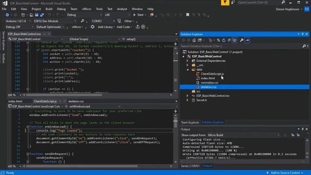 Quick Embedded Web App Tutorial for ESP32/8266/8285 смотреть онлайн