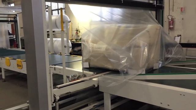 Упаковка мягкой мебели. Автоматизация производства. смотреть онлайн