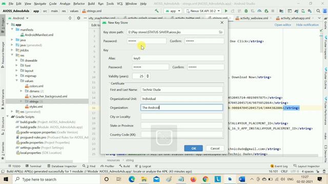 How to Generate Signed Apk File in Android Studio 2021 - @TechnicDude смотреть онлайн