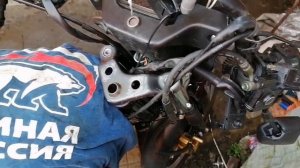 Устраняю люфт верхней траверсы на Альфе. Мопед, ремонт и обслуживание