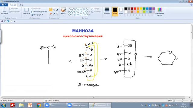 МАННОЗА цикло-оксо-формы смотреть онлайн