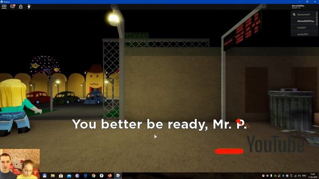 играем в ROBLOX Убегаем от клоуна "Оно" и от Пигги. смотреть онлайн