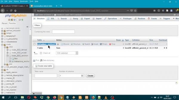 Solusi error php mysqli_sql_exception "Table '....' doesn't exist" - solved