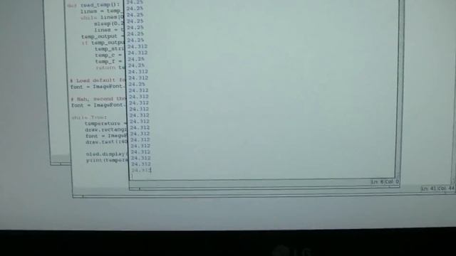 Display ds18b20 on OLED 128x64 1.3" using raspberry pi python 3 смотреть онлайн