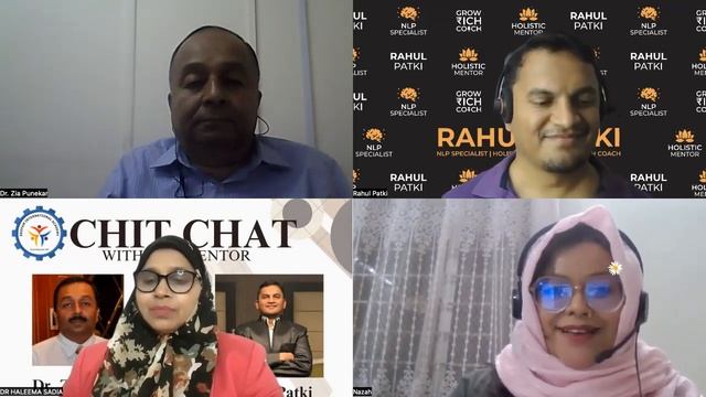 Chit chat with mentors#Dr. Ziya Punekar#Er. Rahul Patki#edufam#challenge #leadership#drhaleemasadia смотреть онлайн