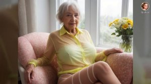 Natural Older Woman Over 70 In Stunning Dresses And Tights | Man's Dream ep. 12