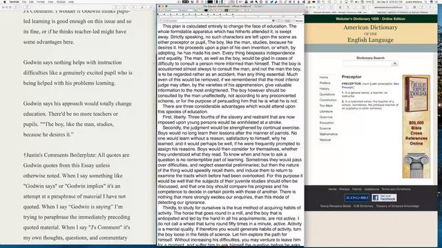 Comments on William Godwin's The Enquirer, Part I Essay IX смотреть онлайн