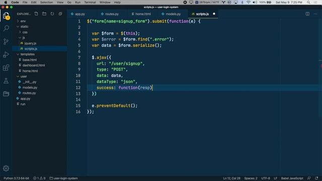 Build a User Login System with Flask and MongoDB - Part 2 смотреть онлайн