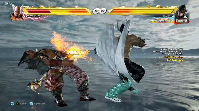 Tekken 7 - Devil Jin 78 Damage EWGF Combo смотреть онлайн