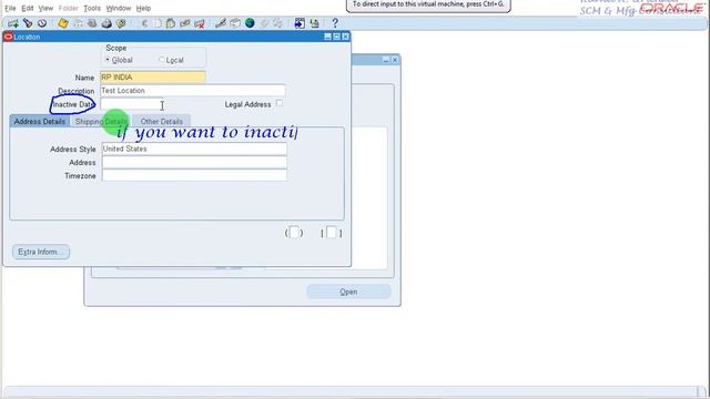 Defining Location in oracle EBS R12 смотреть онлайн