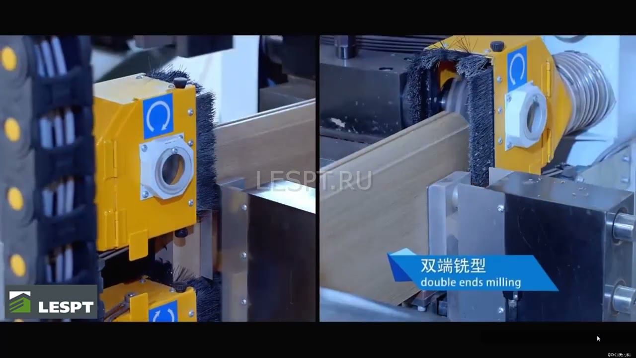 Автоматическая линия с ЧПУ для производства поперечин дверных полотен MSK800