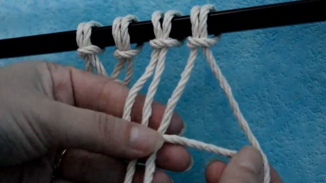 Простой узел в макраме\ simple node in macrame смотреть онлайн