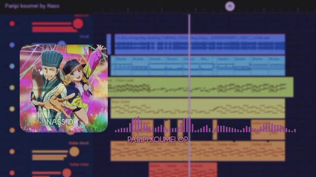 Paripi Koumei - Chitty chitty bang bang (Rock/Pop Punk Cover), FL Studio Mobile. смотреть онлайн