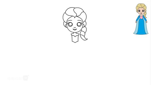 How to Draw Elsa - Drawing with ChuChu – ChuChu TV Drawing for Kids Step by Step смотреть онлайн