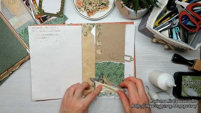 Лесной блокнот в мягкой обложке. Мастер-класс. 3 часть. смотреть онлайн