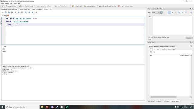 #9 SQLITE - LIMITER LES RESULTATS D'UNE REQUETE смотреть онлайн