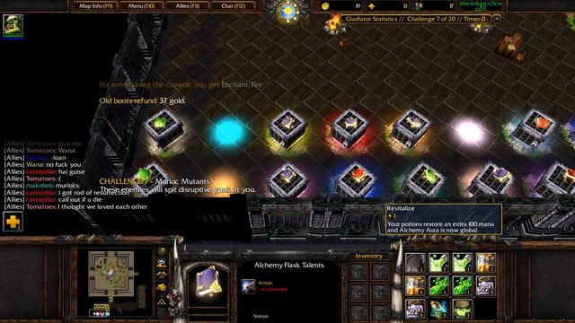 Warcraft 3: Orc Gladiators #2 - 20 player version! смотреть онлайн