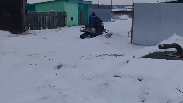 самодельный снегоход смотреть онлайн