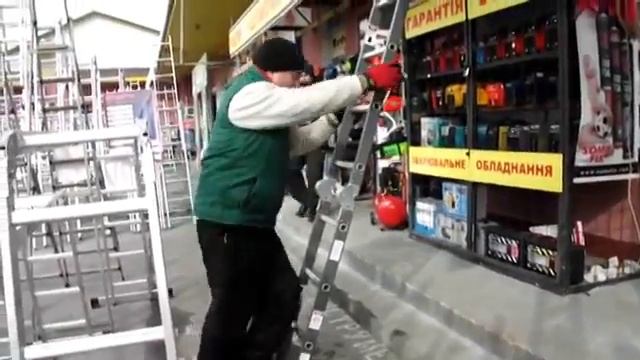 Дешевая лестница трансформер для дома, лестница трансформер4х4 Werk Верк смотреть онлайн