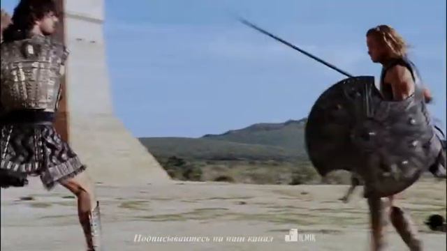Как Ахиллес сражался против Гектора/Фрагмент из фильма Троя 2004/Troy 2004 смотреть онлайн