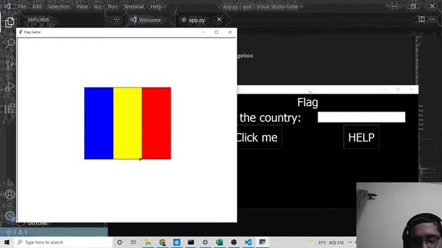 Python 3 Tkinter Script to Build Guess the Country Flag MCQ Quiz Game Using Turtle Library GUI App смотреть онлайн