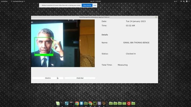 Facial recognition login demo смотреть онлайн