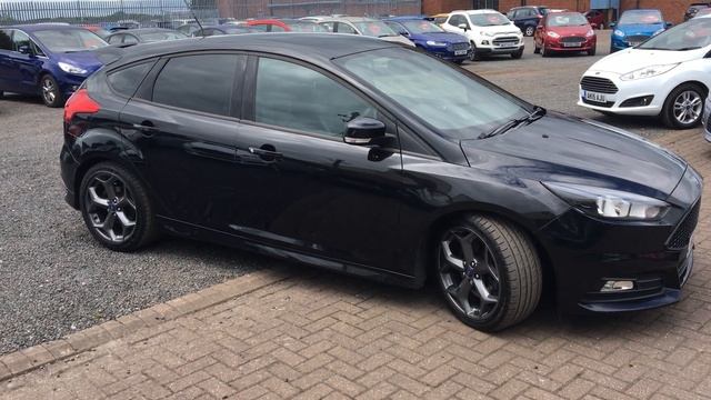 Used Ford Focus 2.0 TDCi 185 ST-2 5dr Panther Black 2015 смотреть онлайн