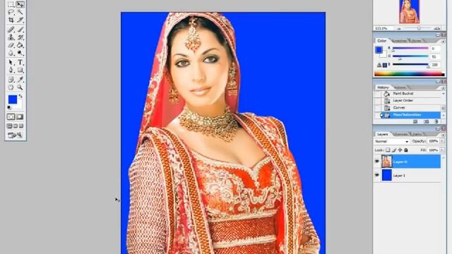 How To Change Background Beautifull Girl Adobe Photoshop CS2 Tutorial | Hindi & Urdu смотреть онлайн